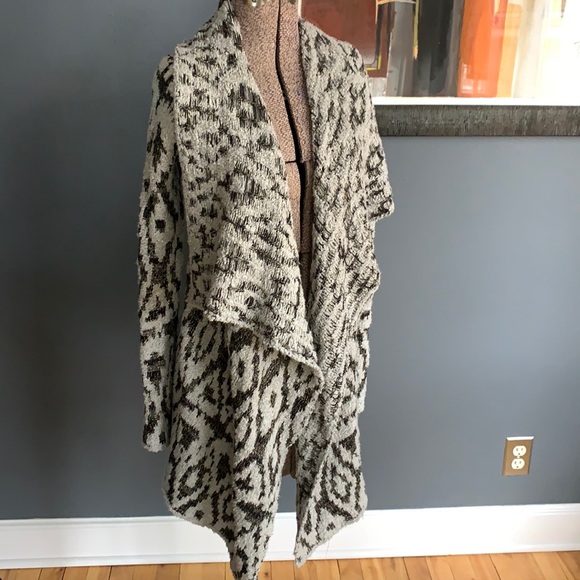 COPY - Lucky Brand gray/black metallic boucle cardigan, S - Picture 2 of 8